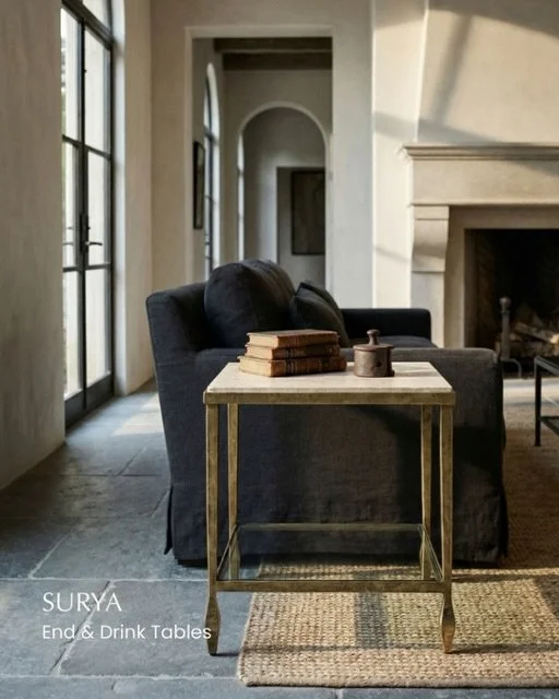 Small in scale, big on impact. ✨

@suryasocial drink tables bring style and function to any space, offering the perfect spot for your morning coffee, evening cocktail, or favourite d&eacute;cor pieces. Designed to stand out, these versatile accents m