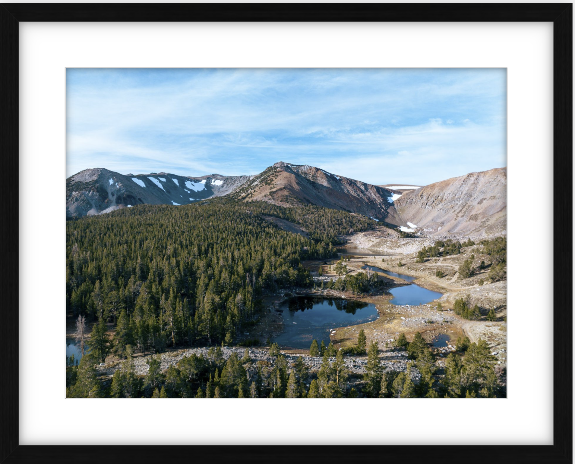 Mountain Lakes Print
