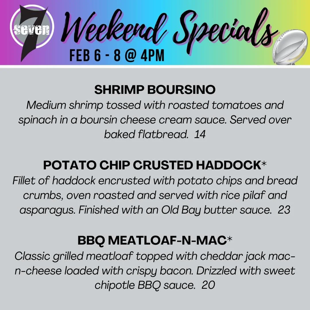 Weekend plans = no cooking required 🙌

Heads up for Sunday Feb 8 🏈
Closing at 6 PM - Get your preorders in by today!