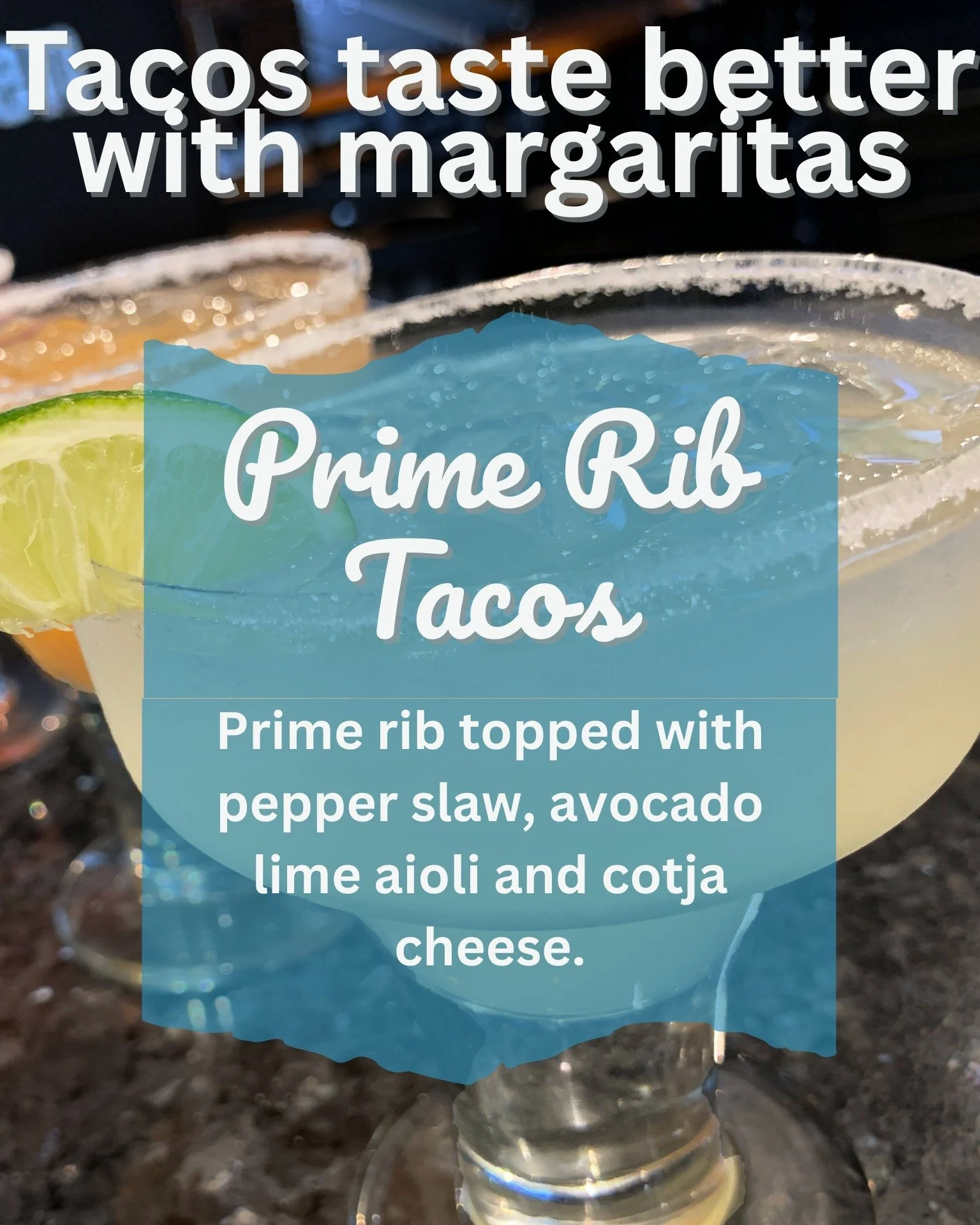 Tacos in one hand, margarita in the other &mdash; balance 🌮🍹