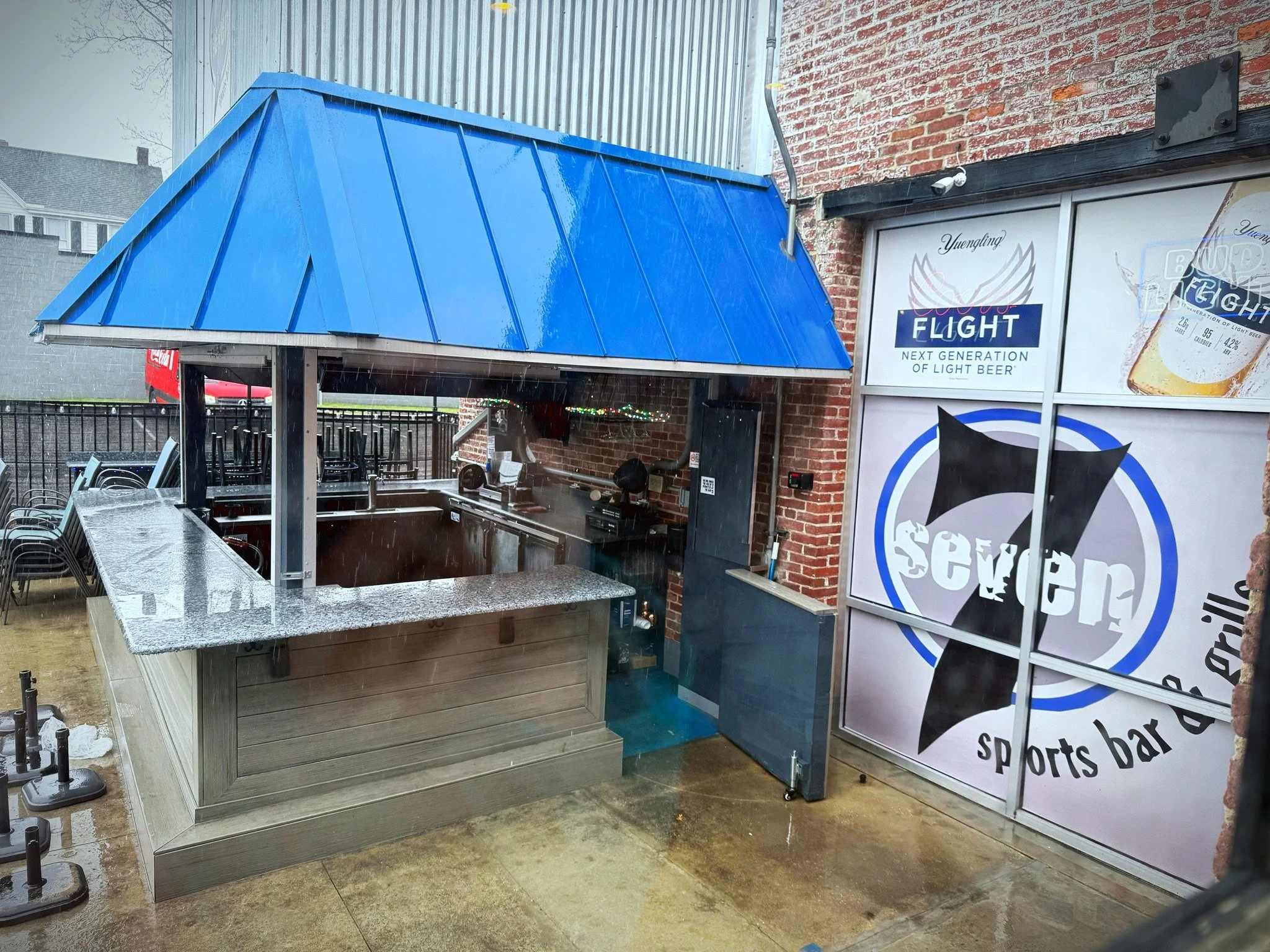 Storm watch ⛈️ But we&rsquo;re still planning to open as usual at 4.

Meanwhile... Coke chose today to dewinterize our outside bar lines&hellip; so we&rsquo;re taking that as a sign that patio season is almost here! 🍻😂🌞

Keep an eye on the weather