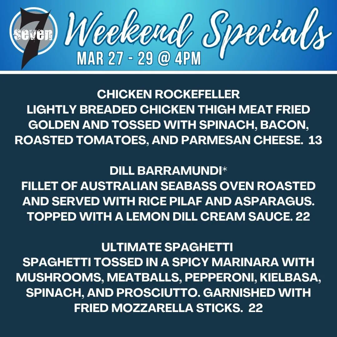 Where the weekend begins&hellip; and the memories last 🌙🍴 Come dine, sip, and stay awhile ✨

https://bit.ly/7-online-orders