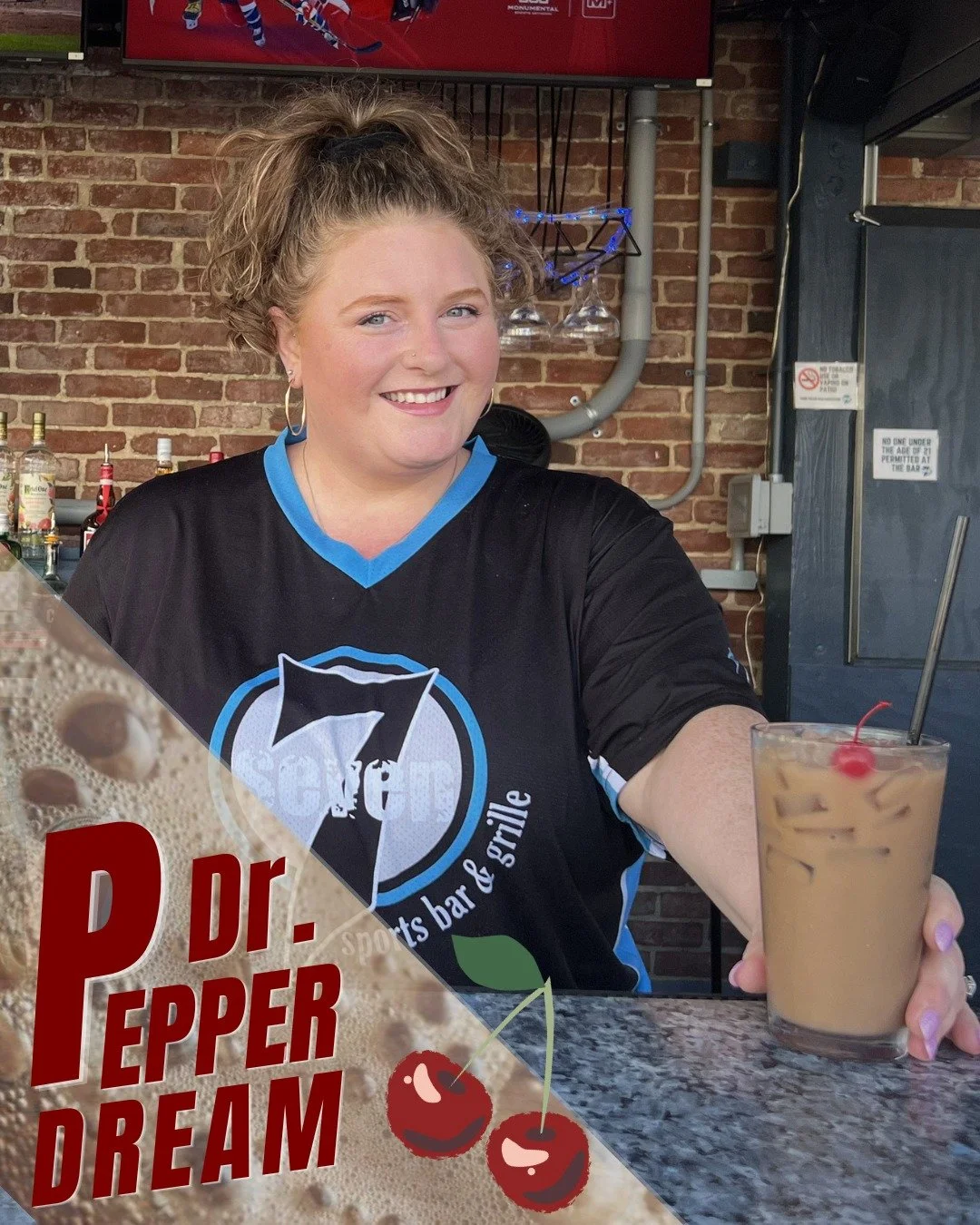 Nicole&rsquo;s signature sip&mdash;smooth, sweet, and just a little mysterious 😏With Licor 43, sweet cream, grenadine, and Dr Pepper. One sip and you&rsquo;re hooked. 💋🔥