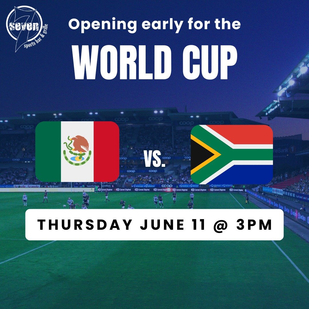Opening early because the World Cup waits for no one ⚽️🔥
Pull up, grab a drink, and catch every second with us