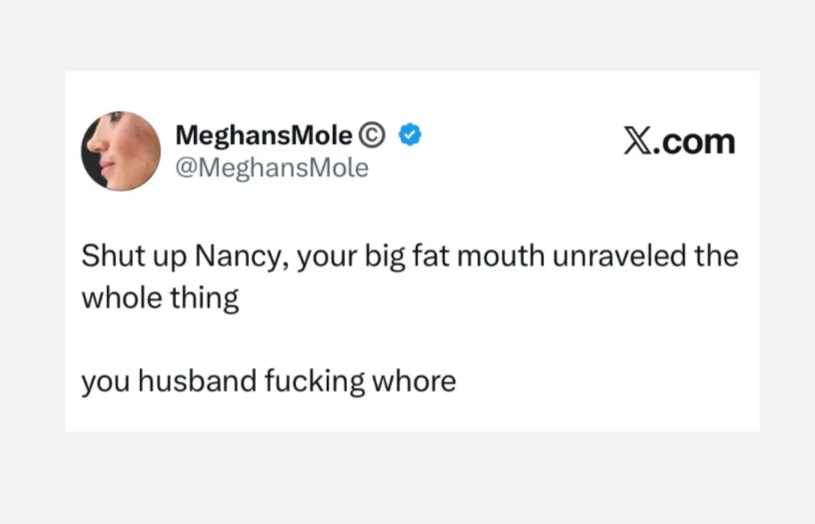 meghan mole on X.com
