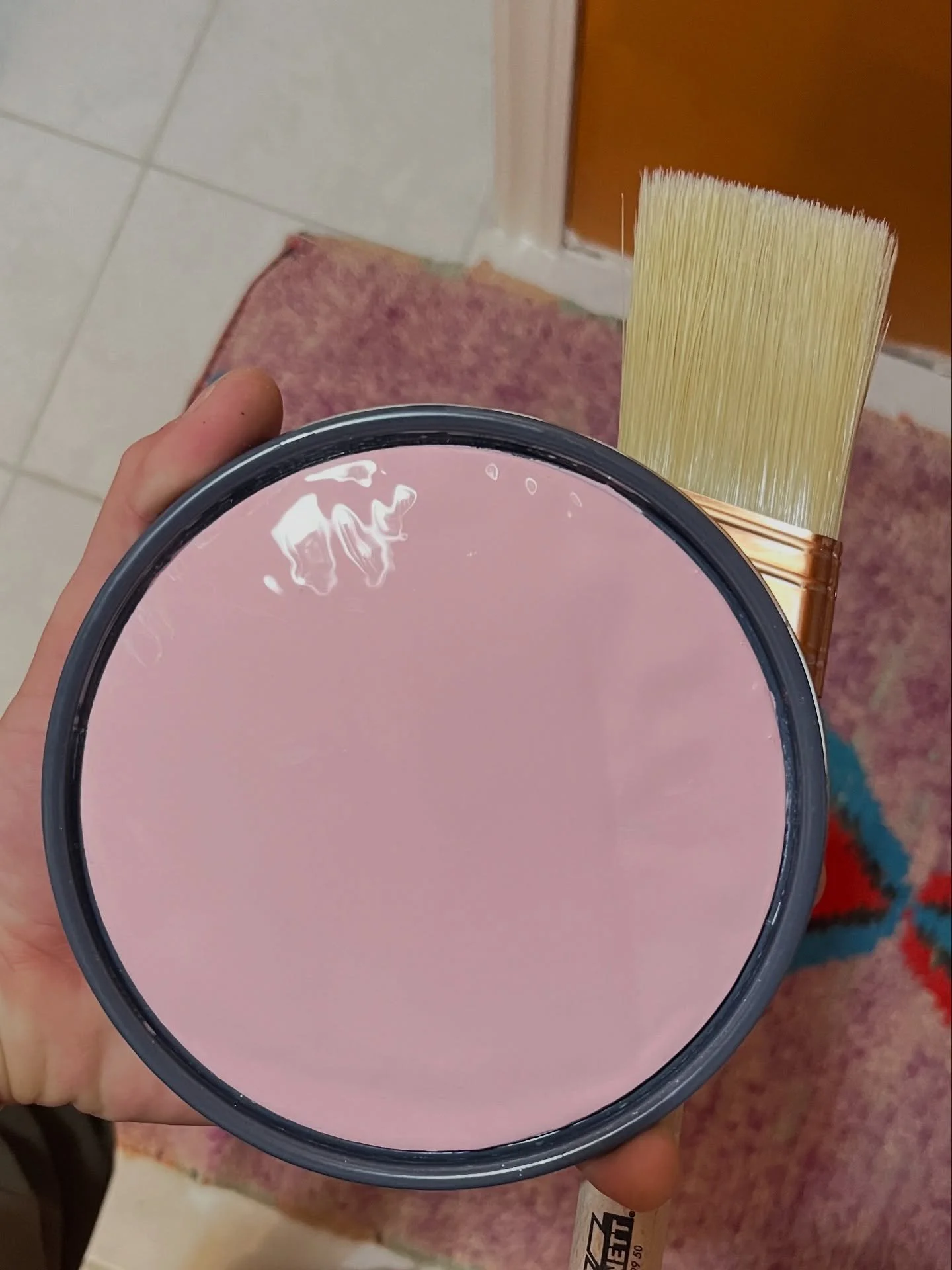 Soon to paint all trim and walls with this fun colour!
