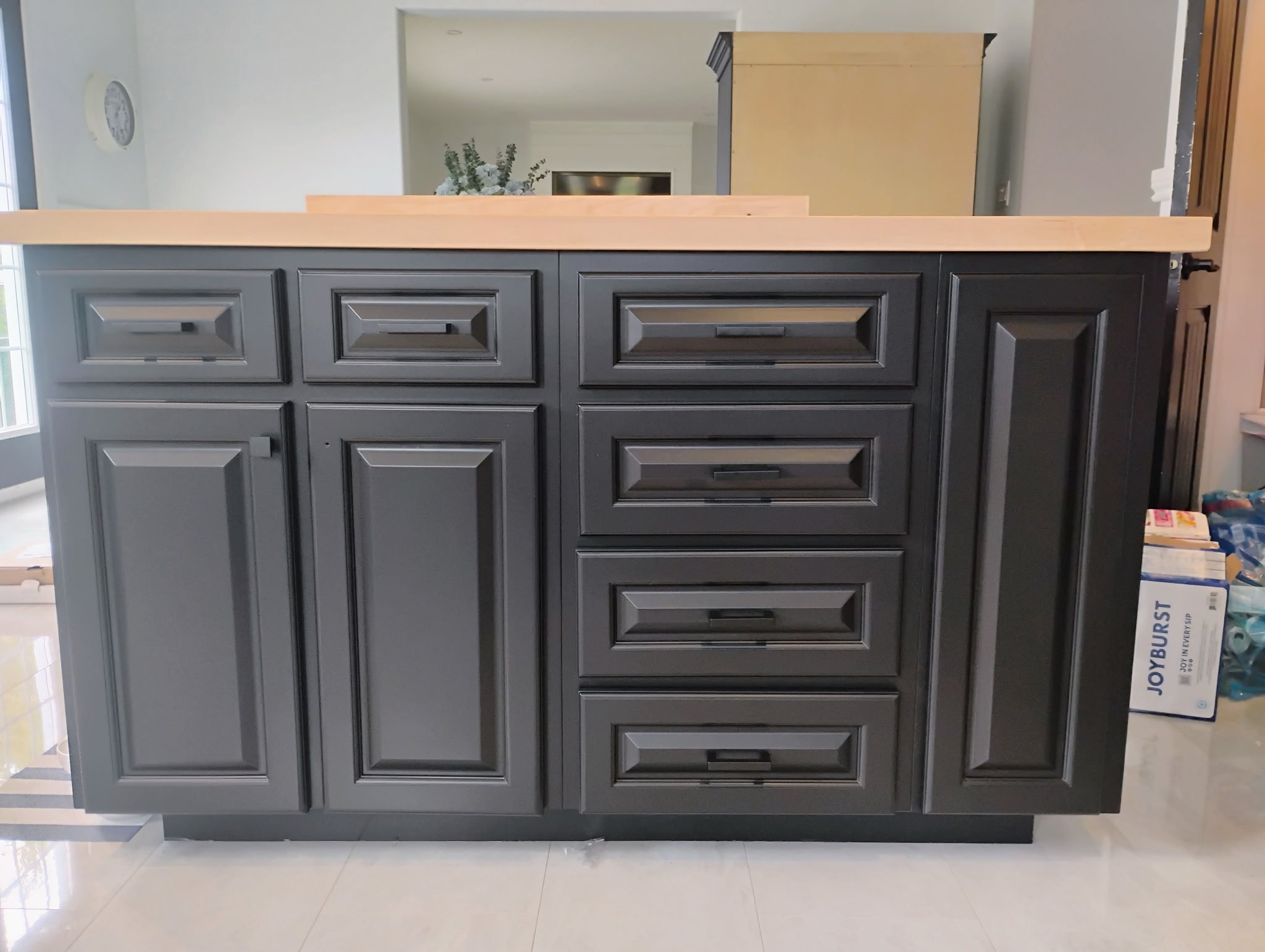 black.paint.spray.kitchen.cabinets.island.2026.07.29.JPG