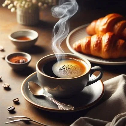 An excellent cup of Ethiopian coffee