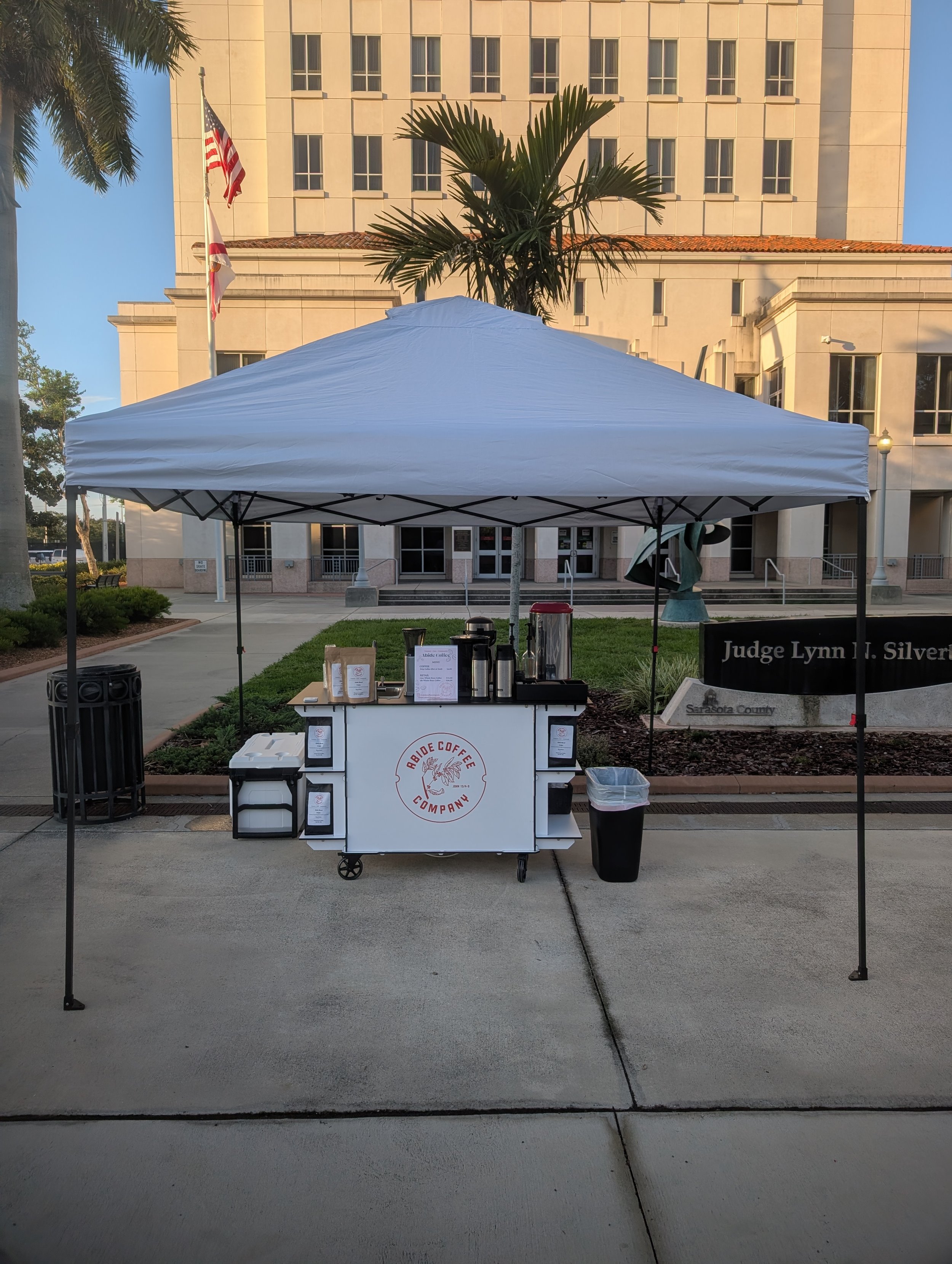 Abide Coffee Company Kiosk in Sarasota, Florida