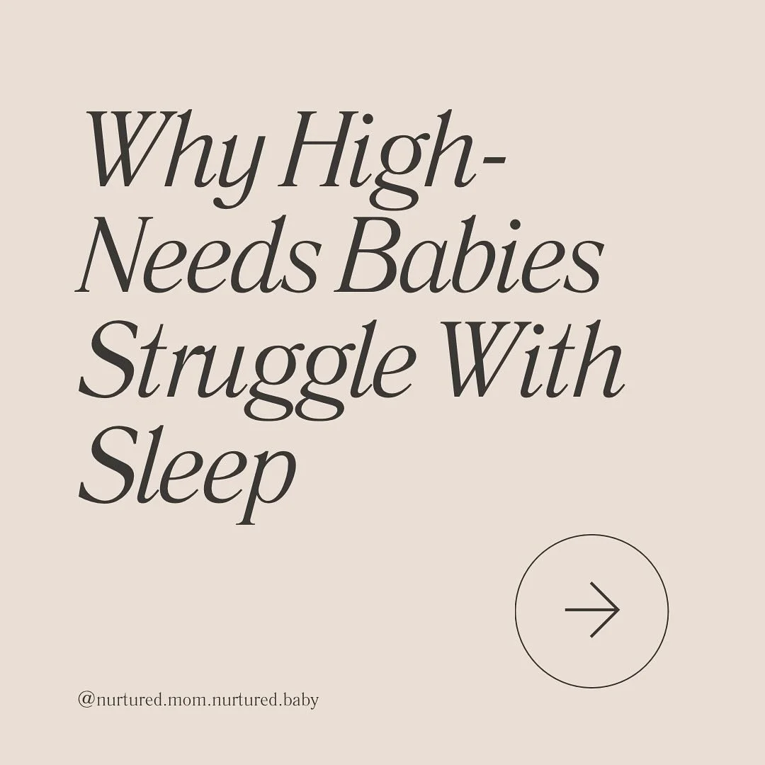 Ever wondered why your high-needs/highly sensitive baby seems to have such a tough time with sleep?
This is a multifaceted issue with lots of possible factors, and I would always encourage you to look into possible signs of physical discomfort/sleep