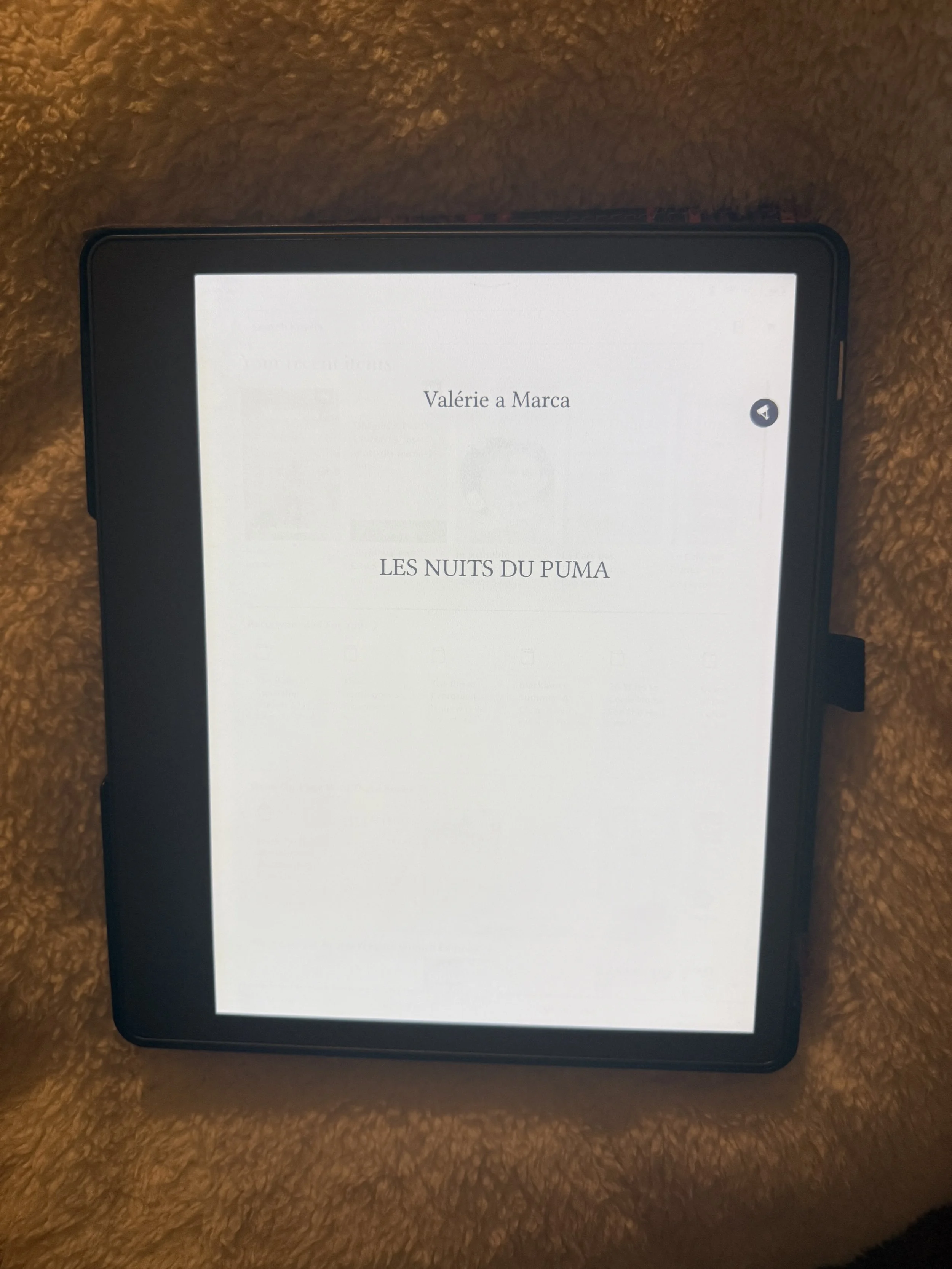 Les Nuits du Puma de Valérie A. Marca