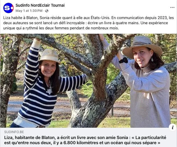 « La particularité est qu’entre nous deux, il y a 6.800 kilomètres et un océan qui nous sépare »