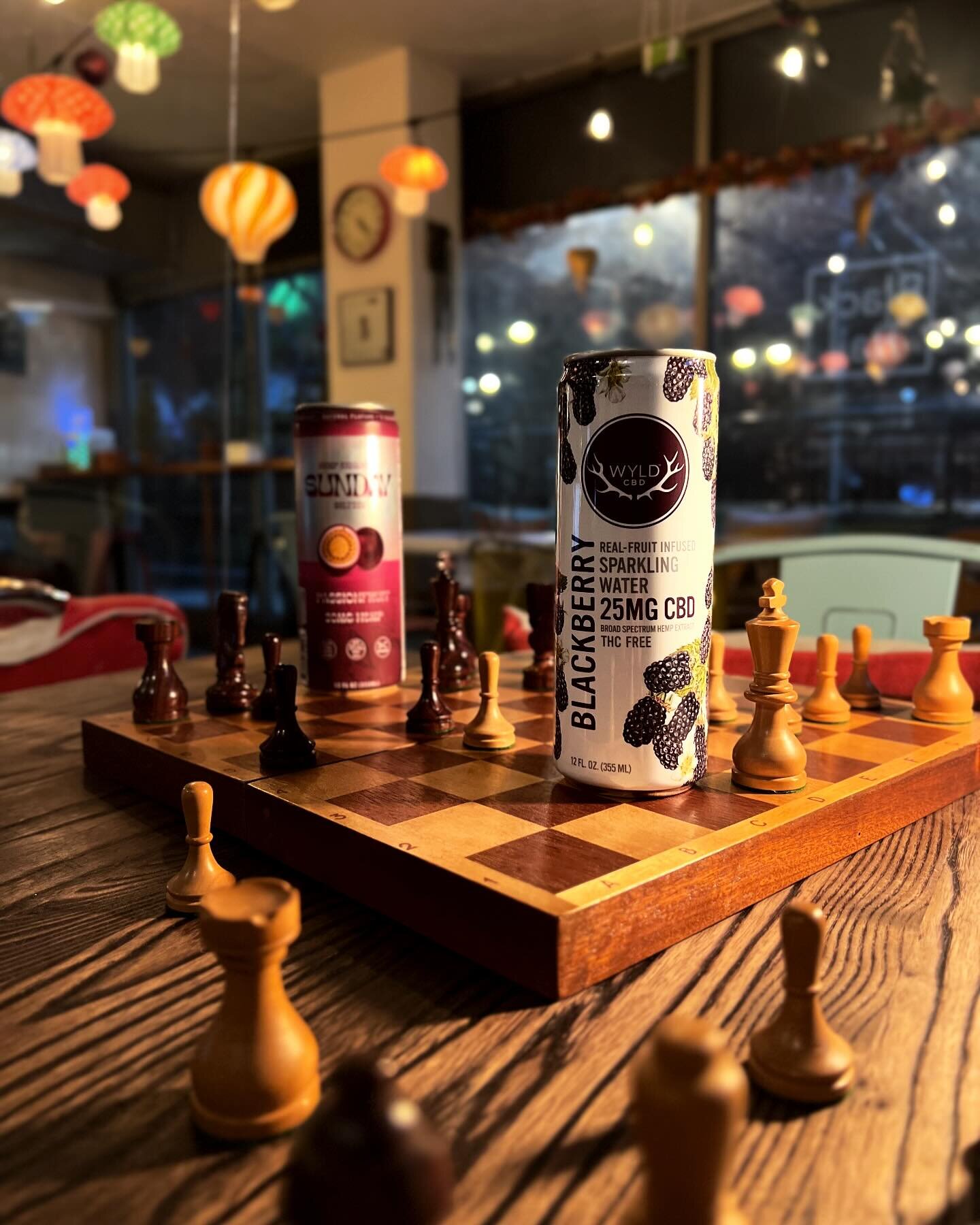 Try some of our new &amp; delicious CBD drinks! Both refreshing &amp; guaranteed to chill you out, its the only logical move 😏♟️🥤

#cbd #blackrailcoffee #chillout