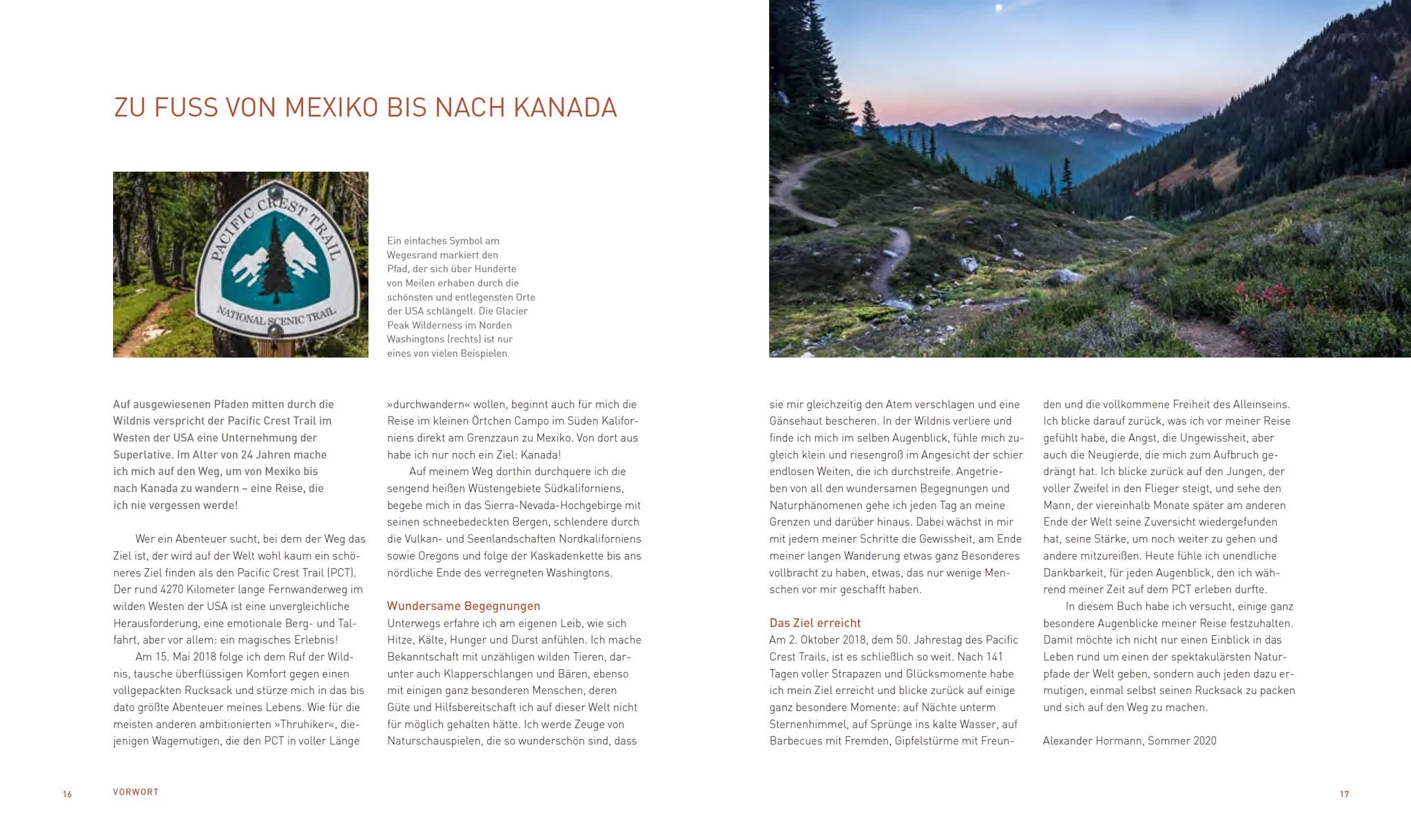 Buch Traum und Abenteuer Pacific Crest Trail_Zu Fuß von Mexiko bis nach Kanada