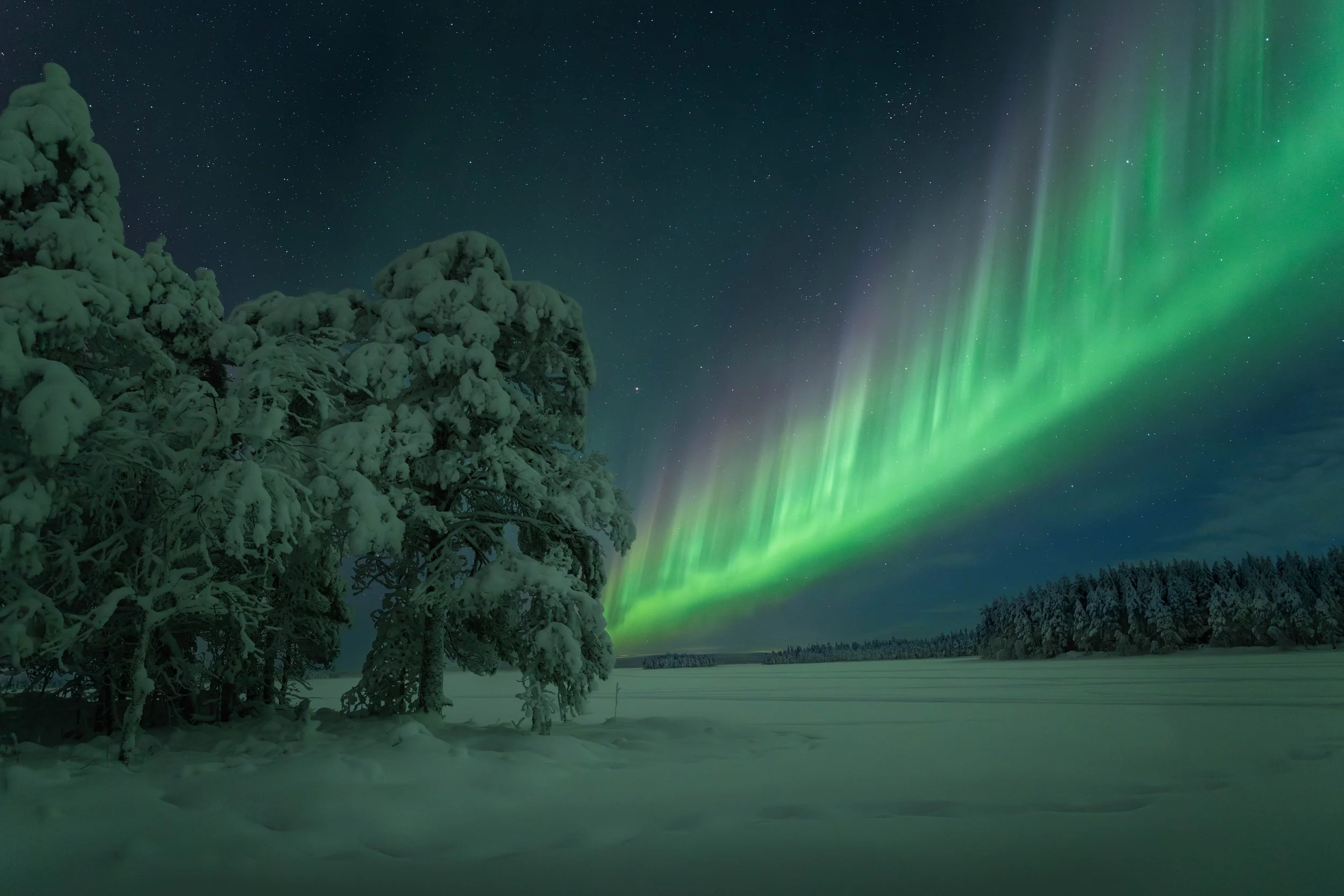 Polarlichter, Finnland_Northern lights_Finland