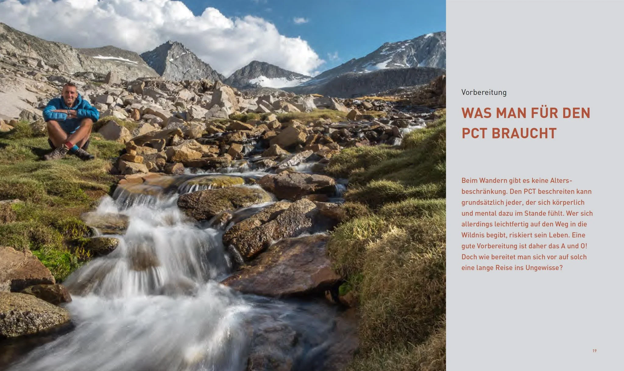 Buch Traum und Abenteuer Pacific Crest Trail_Was man fpr den PCT braucht