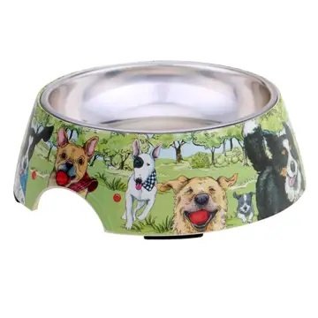 Dog Park Small Pet Bowl w SS Insert