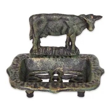 Cast Iron Cow Soap Dish
