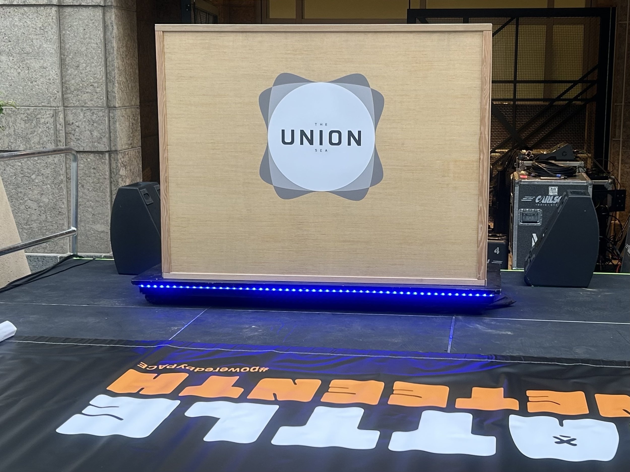 The Union in Seattle logo/sign for Juneteenth Event.