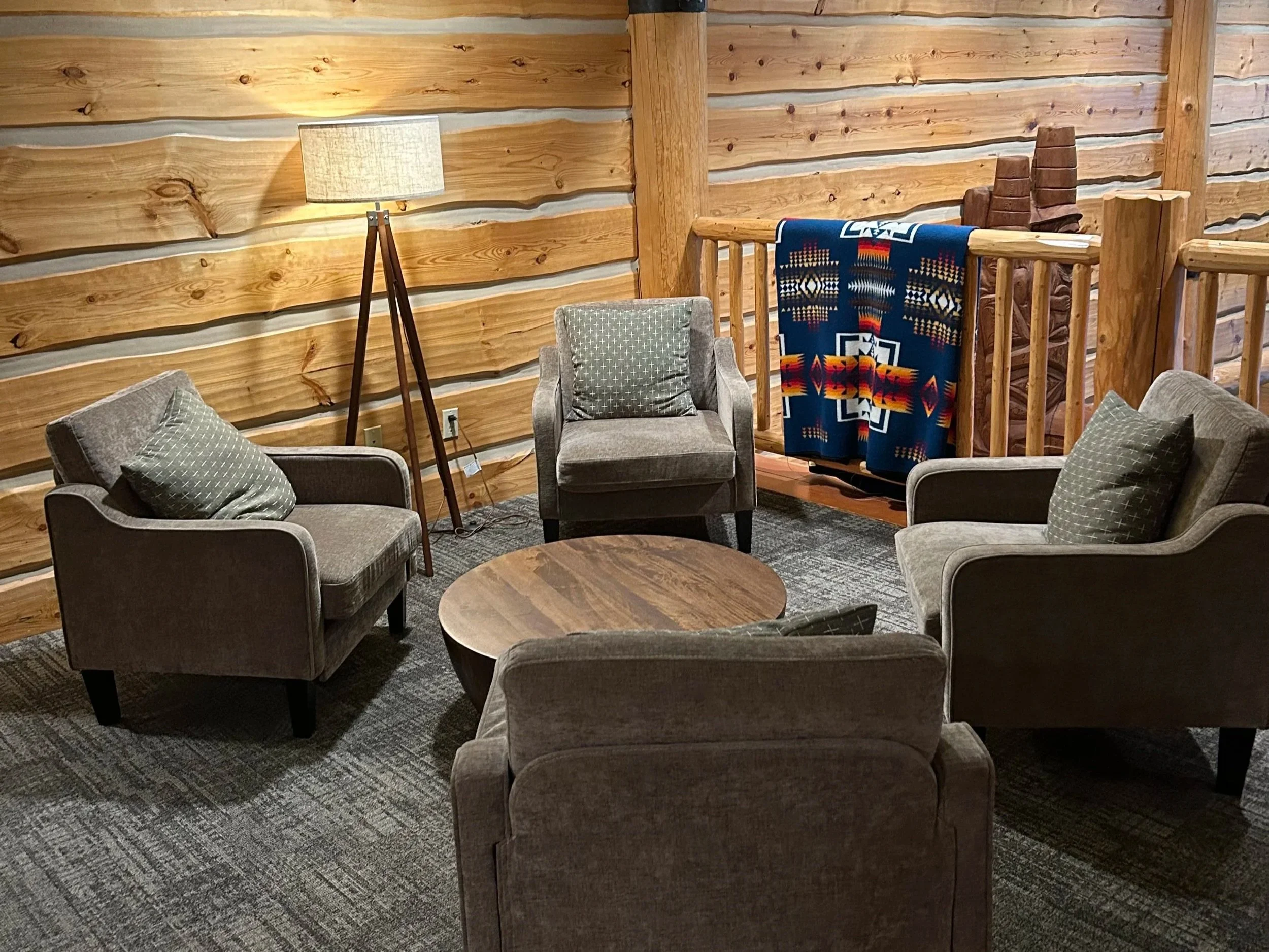 Heathman Lodge lounge seating area Vancouver Washington