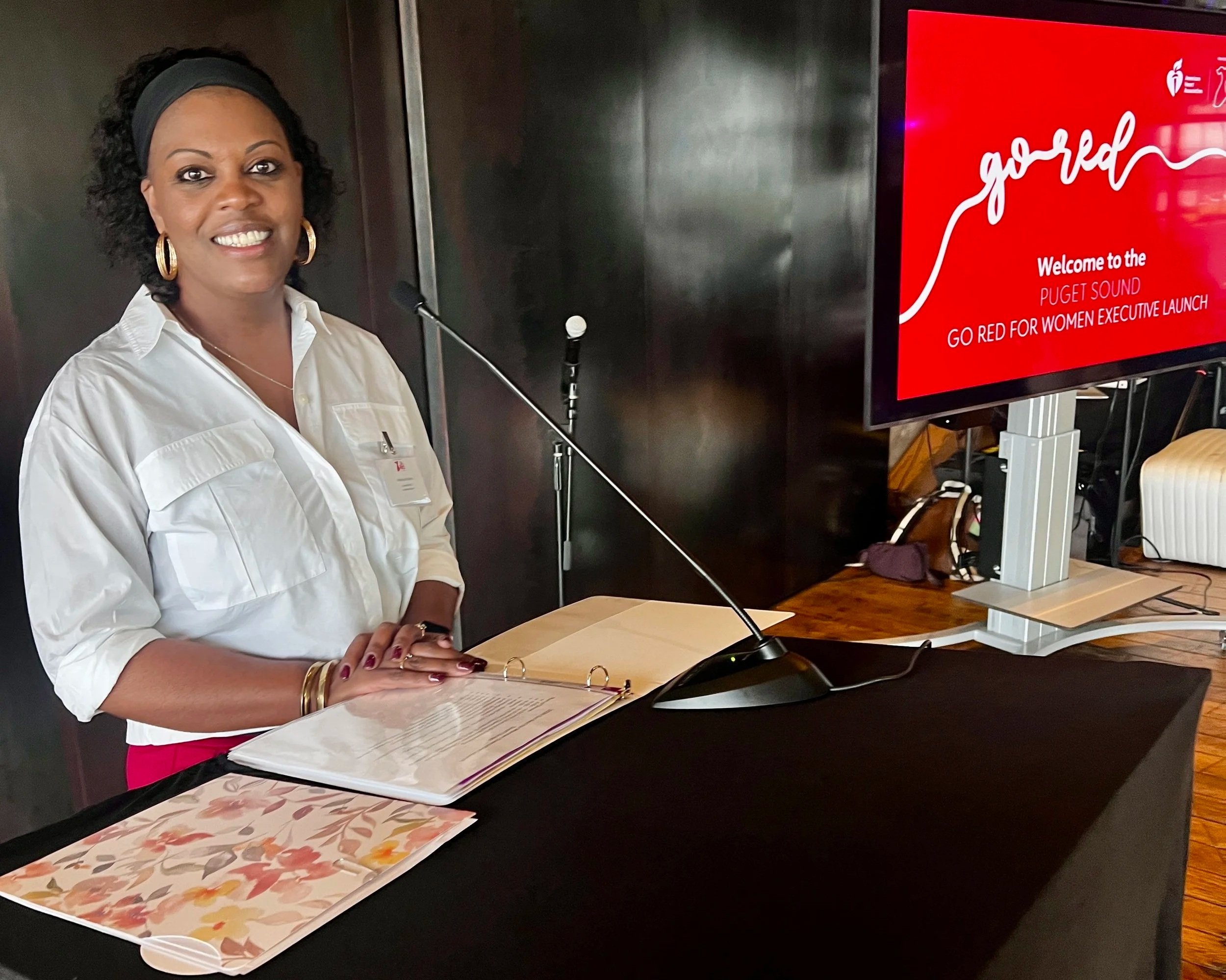 Mission speaker at women's health event