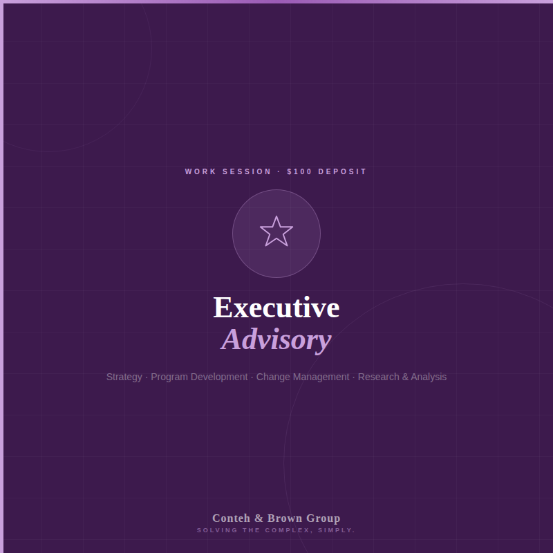 Executive Advisory Work Session