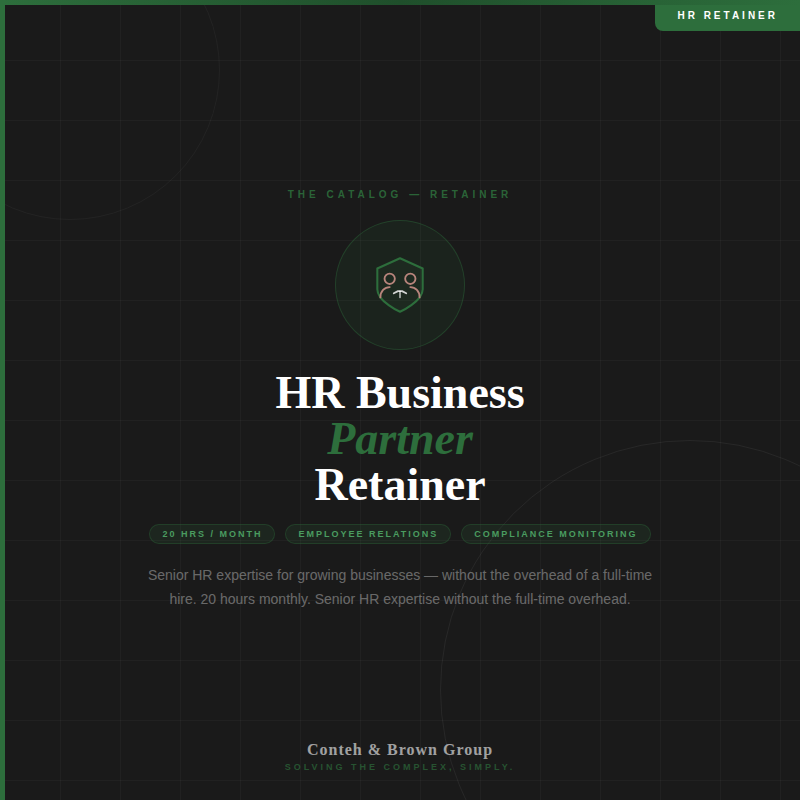 HR Business Partner Retainer