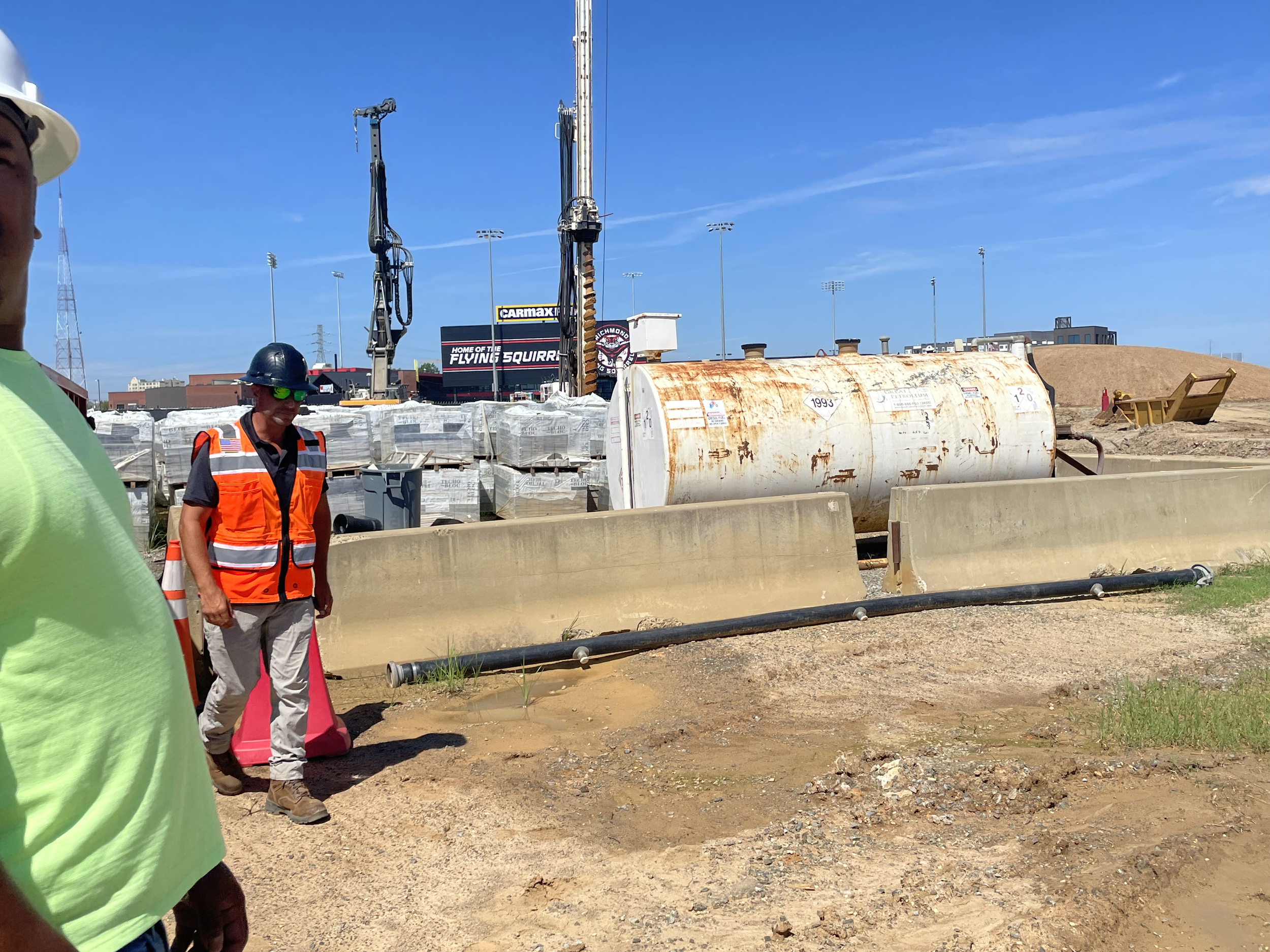 C&B construction team on active project site