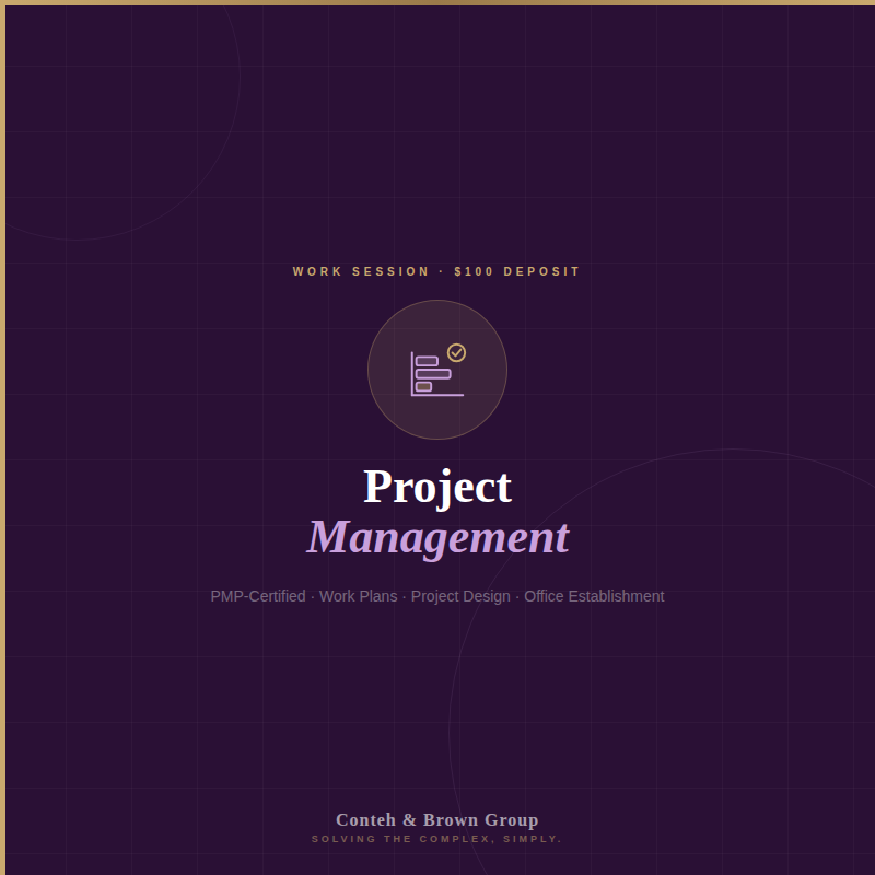 Project Management Work Session