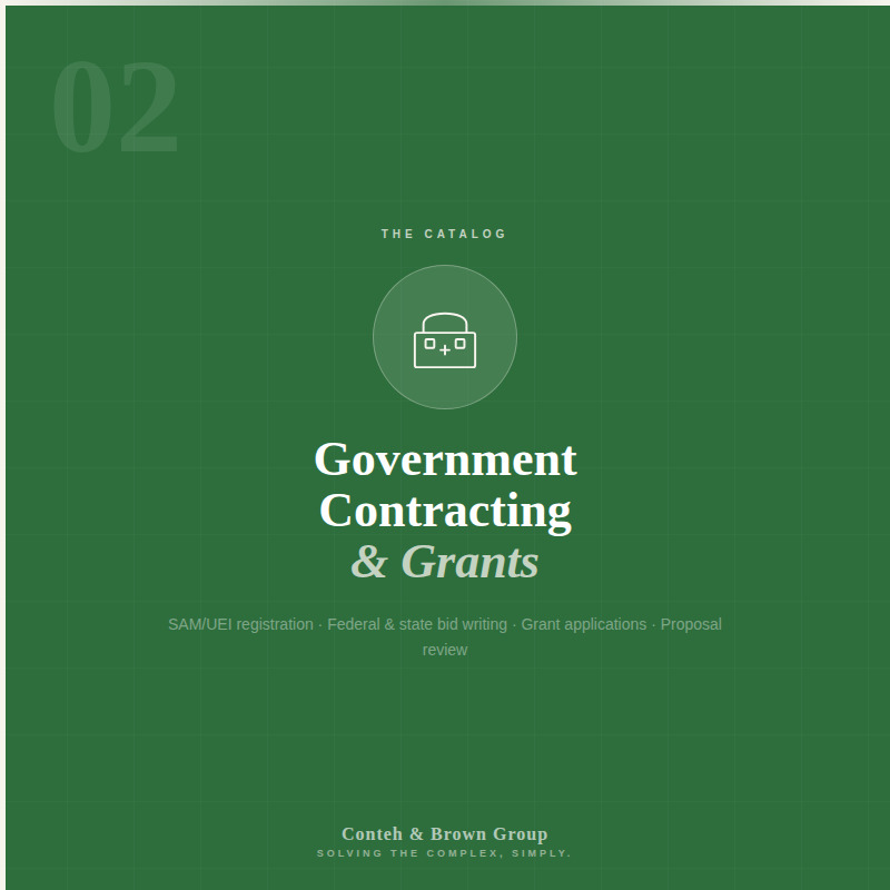 Government Contracting & Grants