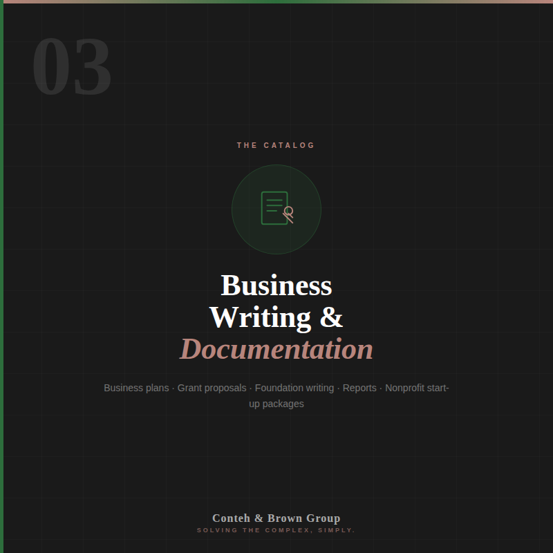 Business Writing & Documentation