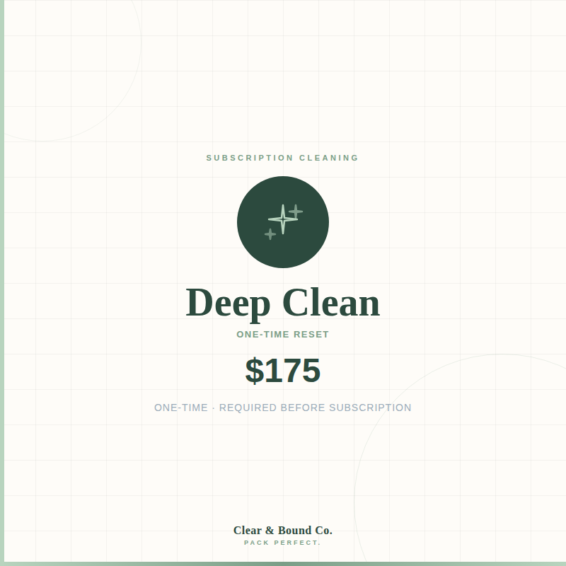 Deep Clean