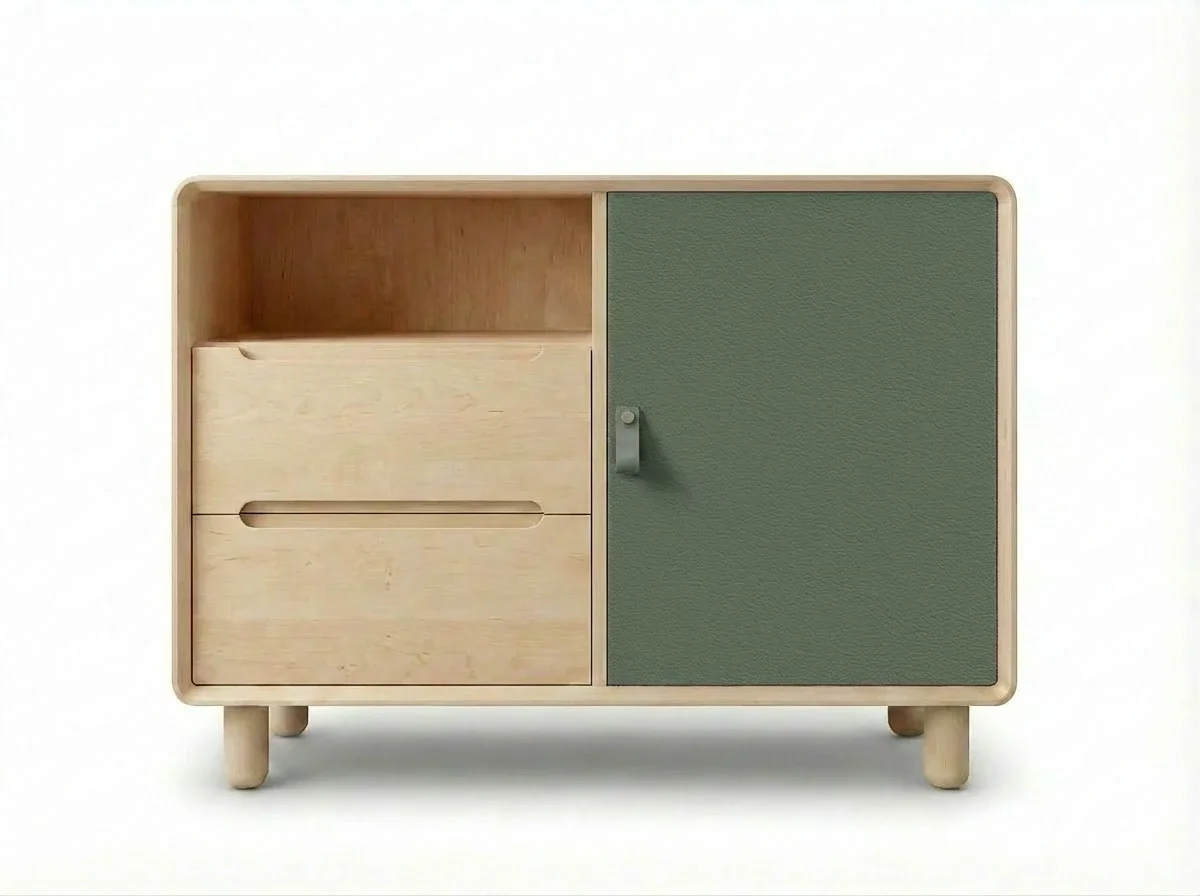 fen maple dresser with eucalyptus.webp
