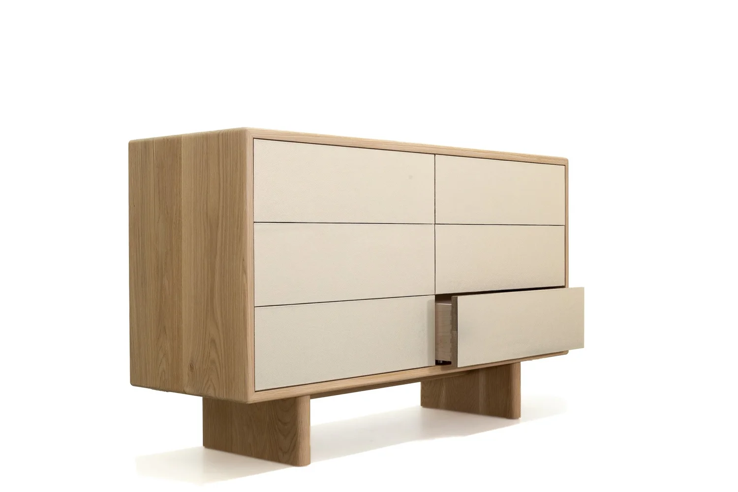 Medium White Oak Dresser  Doves & Tails