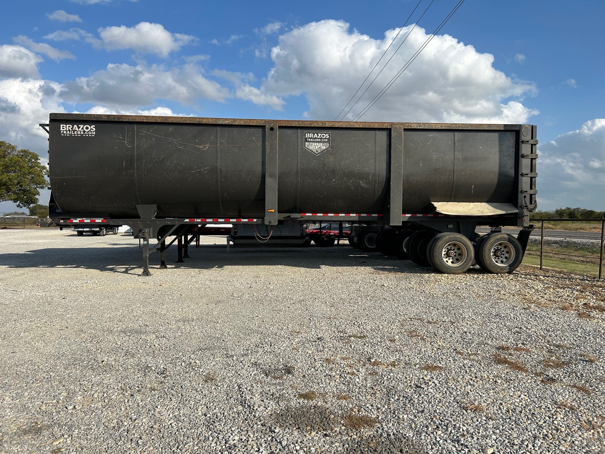 2022 BRAZOS 40X96 SCRAP END DUMP TRAILER
