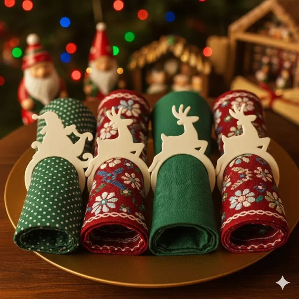 Santas Sleigh Napkin Rings.webp