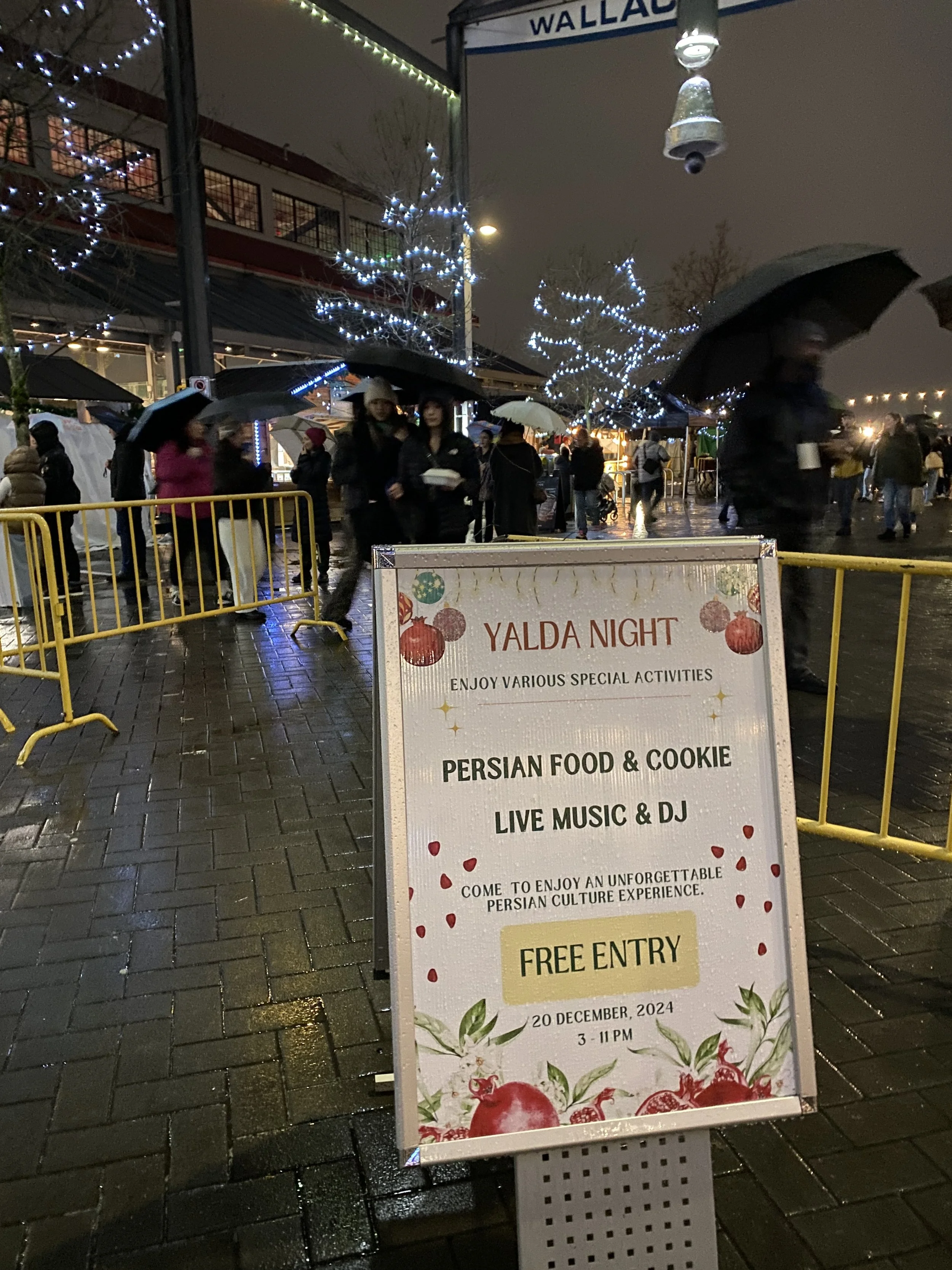 Yalda Night at the Shipyards.