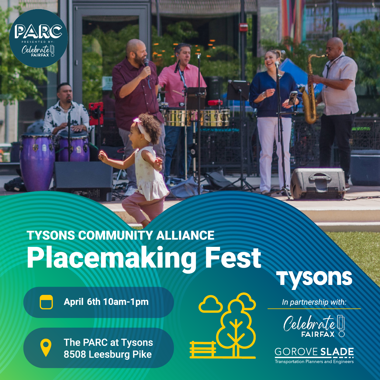Image showcasing Tysons, Virginia placemaking framework — Happy Cities