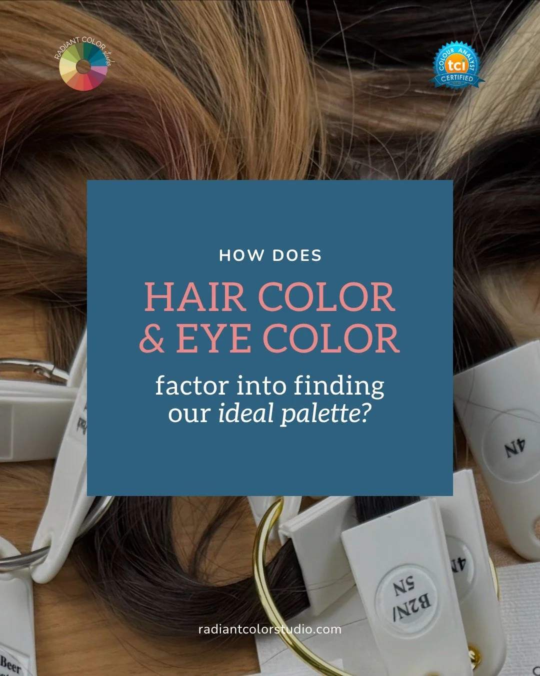 Undertone is the cornerstone of accurate colour analysis. 🎨

Hair and eye color are part of your overall coloring, but they don&rsquo;t determine your tone. 

All three&mdash;skin, hair, and eyes&mdash;are formed from the same DNA, and they work tog
