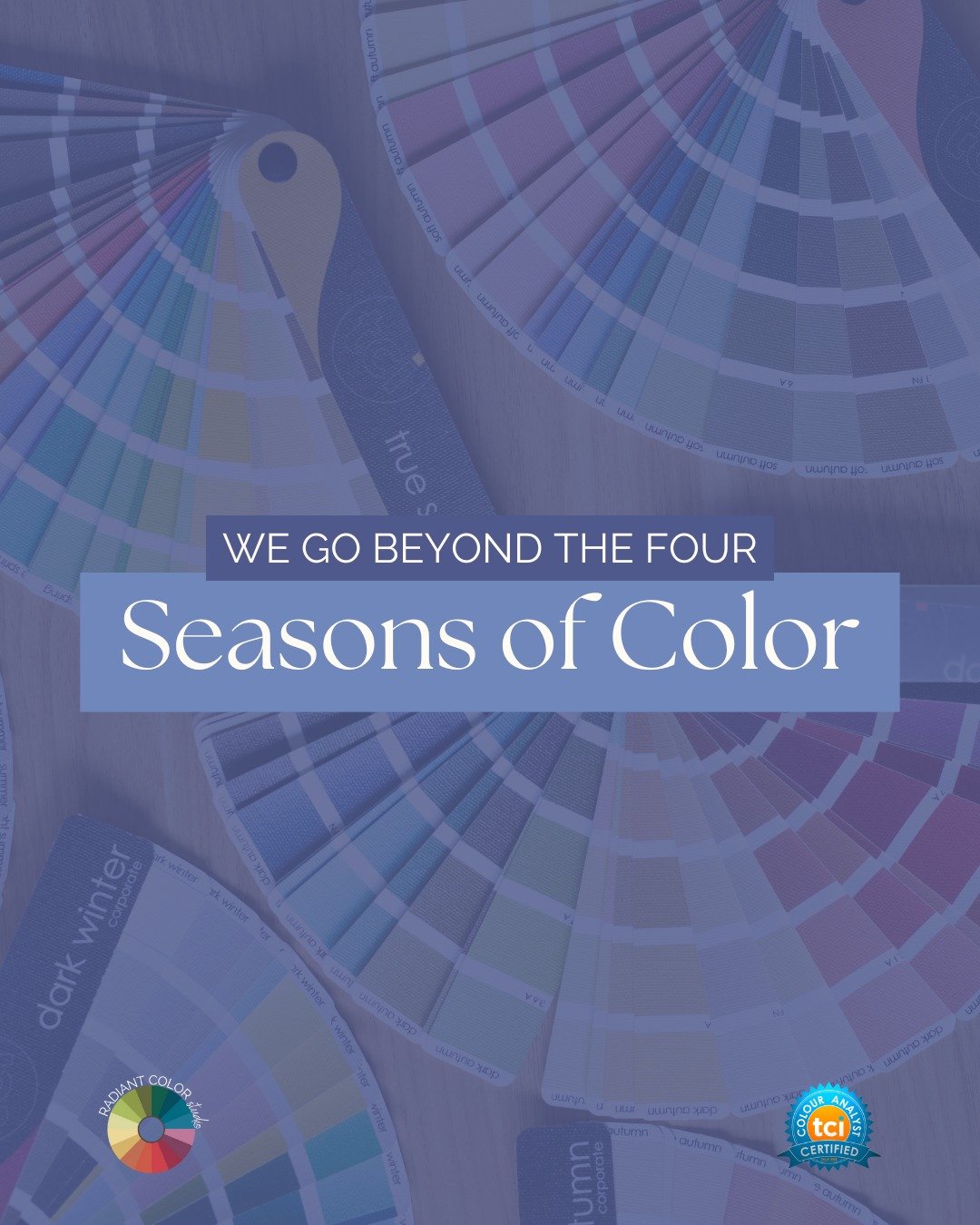 Traditional color analysis focuses only on the four seasons: Winter, Spring, Summer, and Autumn.

The True Colour International (TCI) Method @truecolourinternational goes further by offering 12 tonal spaces, capturing the full range of human coloring