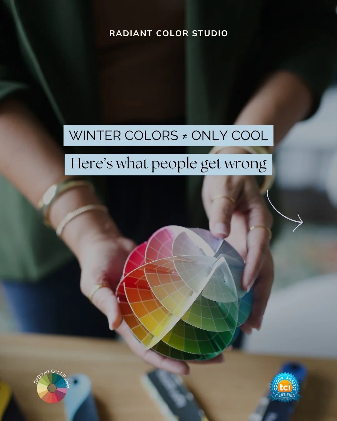 Not all Winters look the same and not all are cool.

Your tone is determined by how your skin interacts with pigment, not just what looks good on a Pinterest board.

Curious if you're a Winter tone or something else entirely?

Discover Your Best Colo