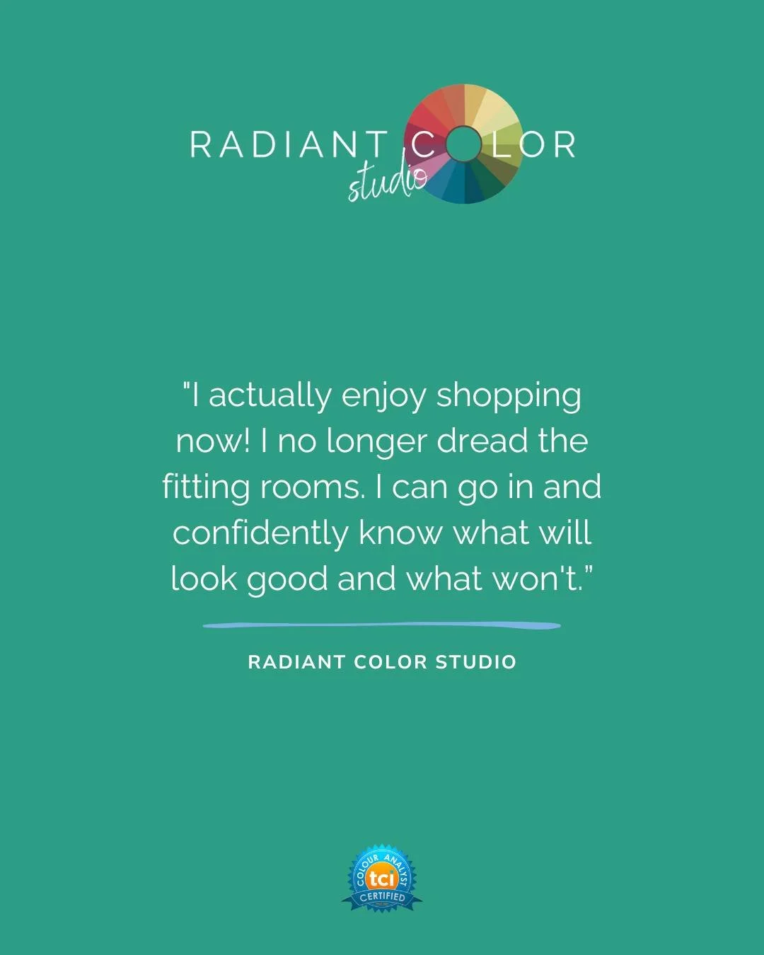 Spring sales are coming and this is exactly why you want your color palette before they hit. 🌷

Can you imagine? Walking into a store and knowing, before you even try it on, whether a color will work for you?

That's not magic. That's what happens w