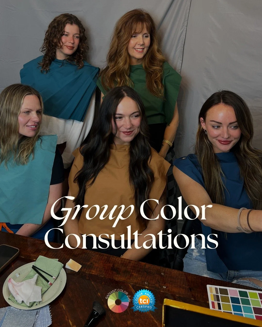 Everything's better with a friend&hellip;
Including personal color analysis! 👯&zwj;♀️✨

Did you know I offer GROUP color consultations?

You'll get the SAME in-depth TCI color analysis as an individual session &mdash; the draping, the palette, the m