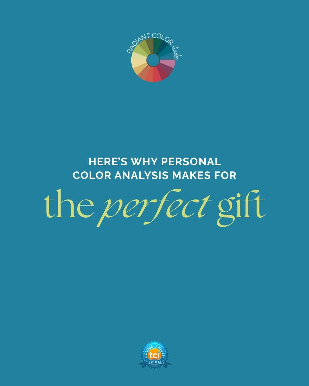Looking for a Mother's Day gift that's actually meaningful? 🌸

Give Mom the gift of color AND confidence.

A personal color analysis is the gift that keeps giving. Mom will walk away knowing exactly which colors make her glow, for her wardrobe, her 