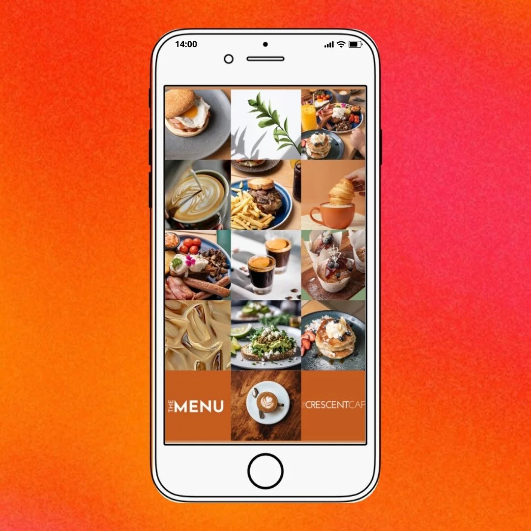 Feed design for cafe client 📱😍