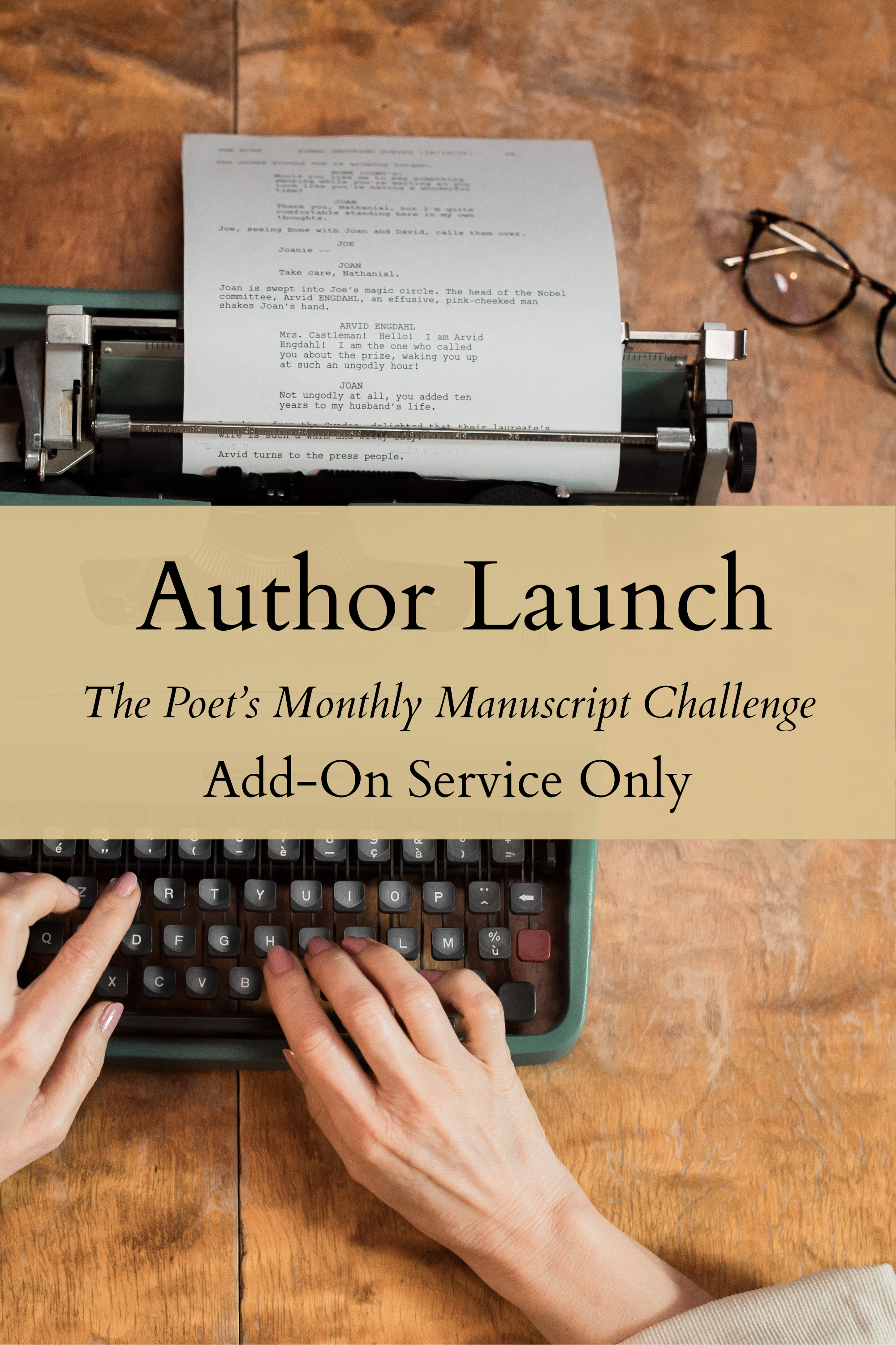 The Poet's Monthly Manuscript Challenge - Author Launch Package