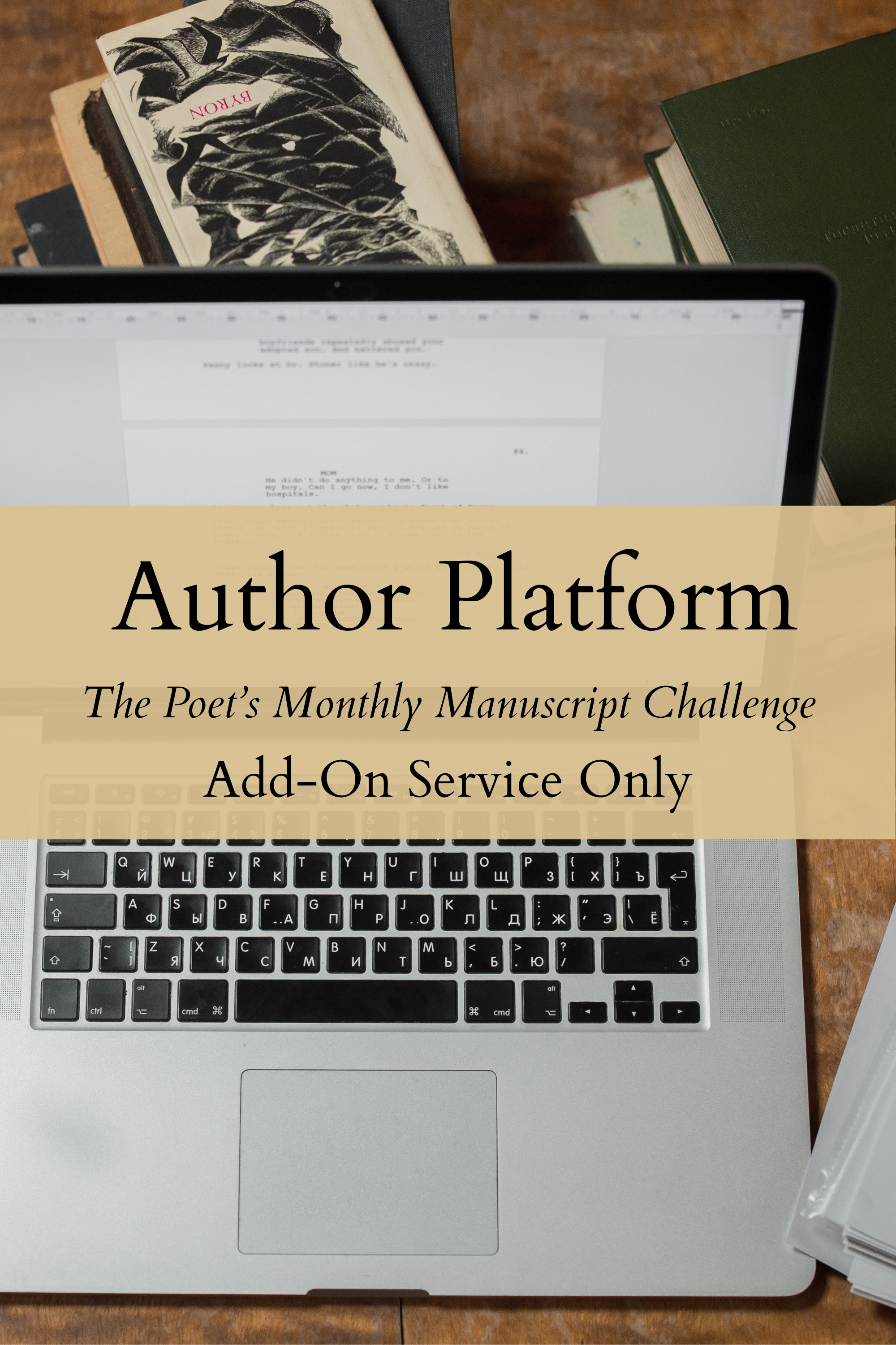 The Poet's Monthly Manuscript Challenge - Author Platform Package