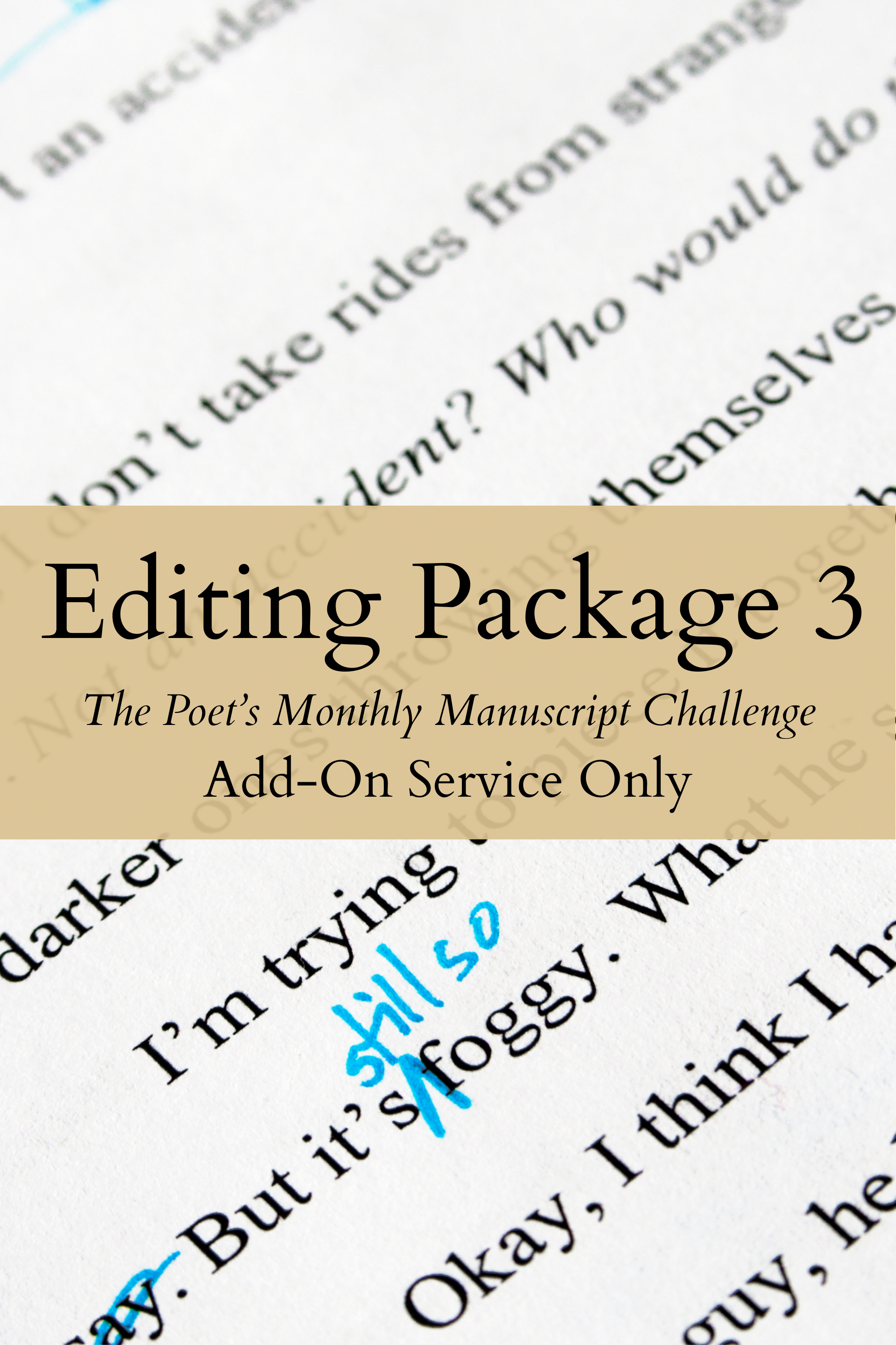 Editing Package Three (Add-On Only)