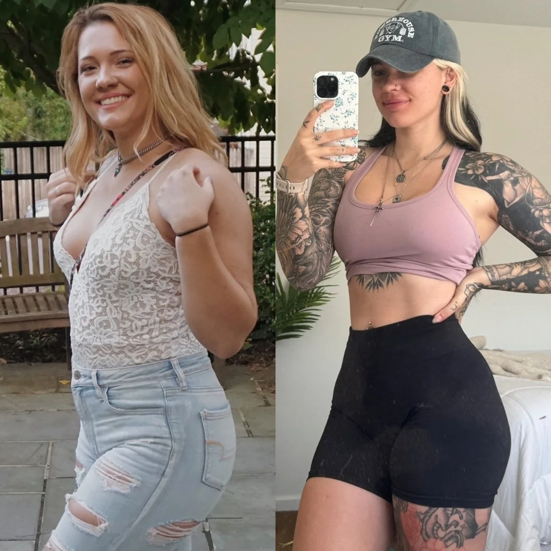 The holidays used to be my least favorite time of year.⁣
⁣
I&rsquo;d sit there fixing my shirt to cover my stomach, 𝐡𝐚𝐭𝐢𝐧𝐠⁣ how I felt in every outfit. ⁣
⁣
Coats? Forget it. They made me feel even bigger than I already did.⁣
⁣
And the anxiety o