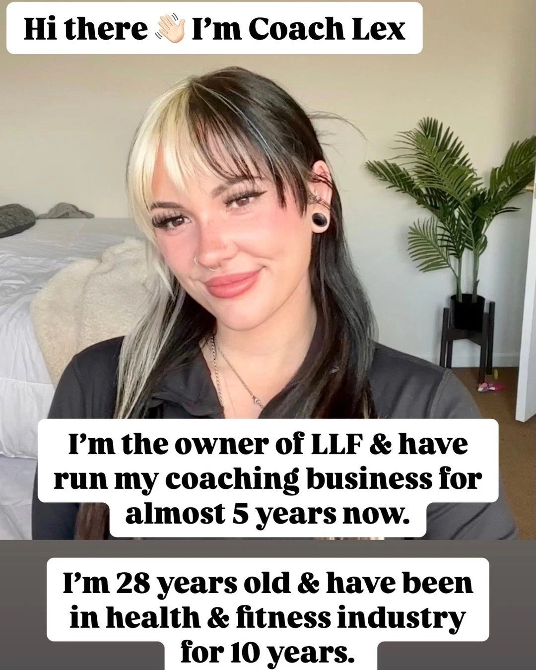 let me re-introduce myself 👋🏻✨ sharing a little bit about me &amp; my journey&mdash;how i got here, what i love, and why i&rsquo;m so passionate about helping others in their fitness journeys.

if you&rsquo;re new here, say hi! or drop a fun fact a